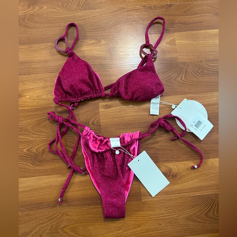 Women's Pink Bikini Set